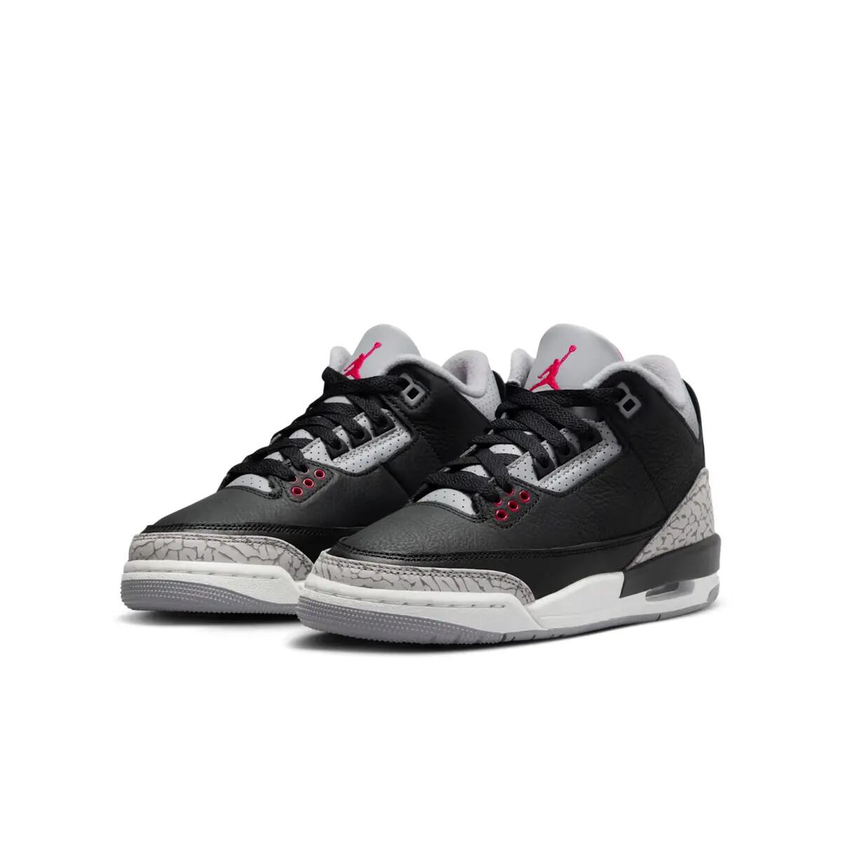 Jordan 3 Retro Black Cement (2024) (GS) 2/6