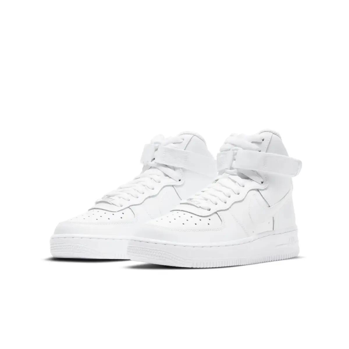 Nike Air Force 1 High LE Triple White (GS) 4/6