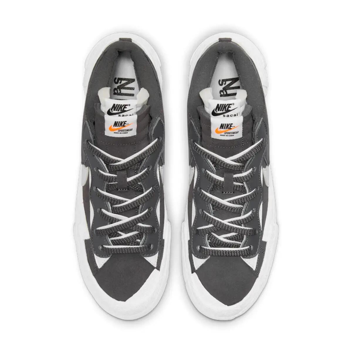 Nike Blazer Low Sacai Iron Grey 5/6