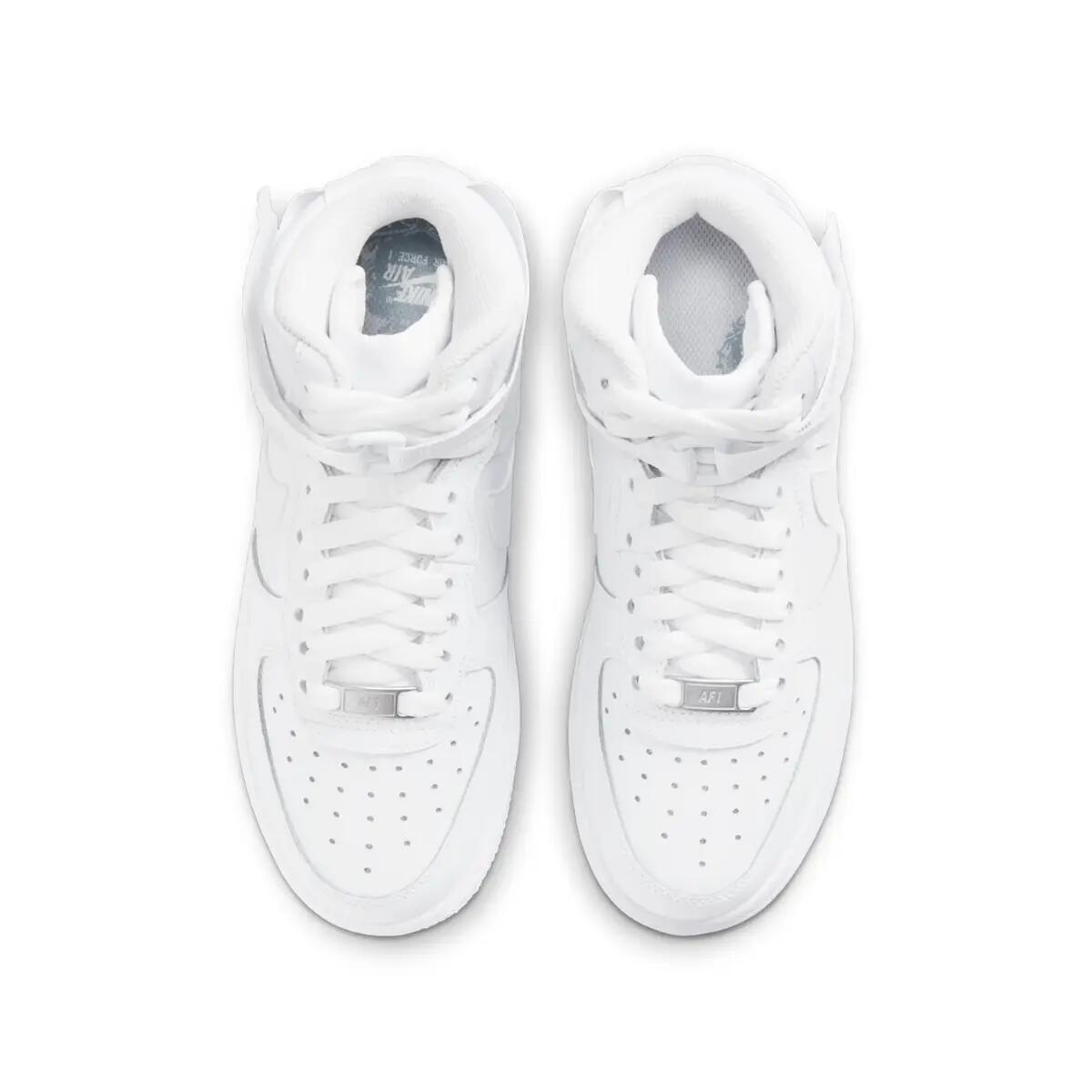 Nike Air Force 1 High LE Triple White (GS) 3/6