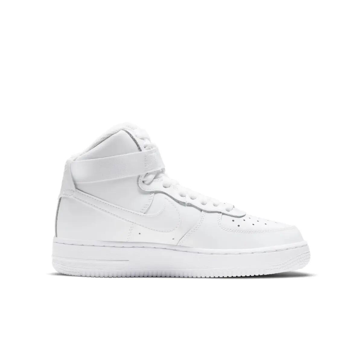 Nike Air Force 1 High LE Triple White (GS) 2/6