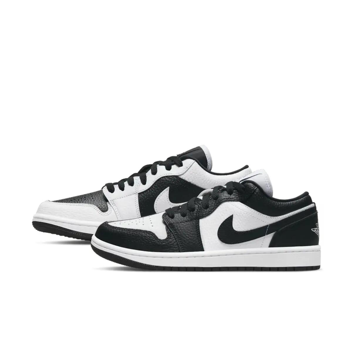 Jordan 1 Low SE Homage Split White Black (Women's) 2/6