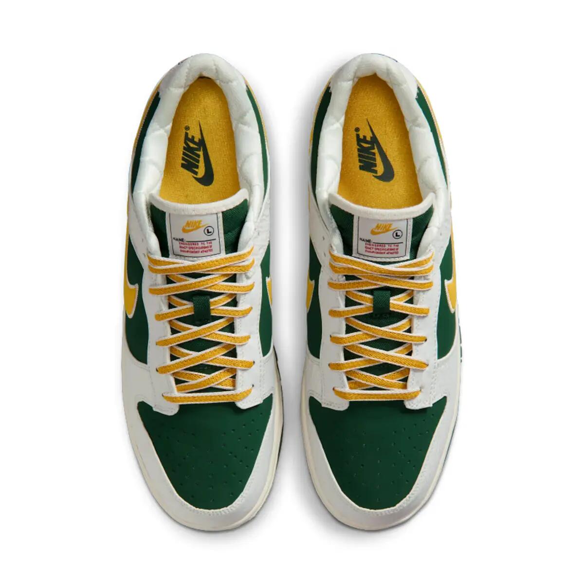 Nike Dunk Low Retro Varsity Jacket Sail Fir University Gold 4/6