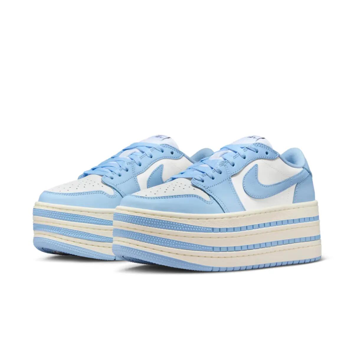 Jordan 1 Low Triple Stack Psychic Blue White (Women's) 5/6