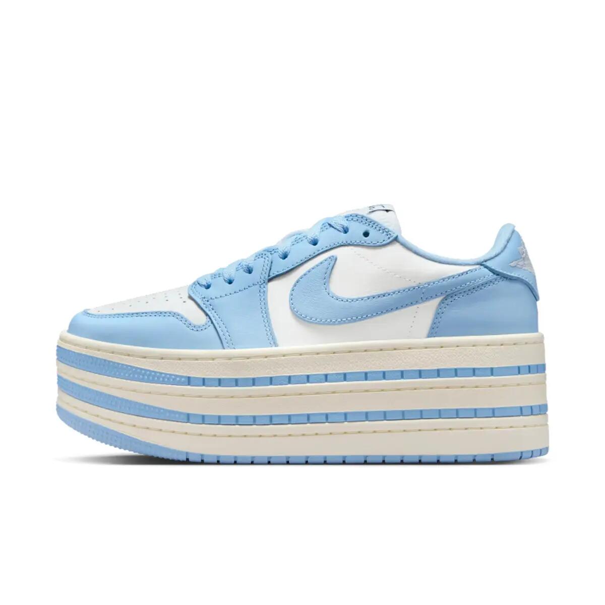 Jordan 1 Low Triple Stack Psychic Blue White (Women's) 2/6