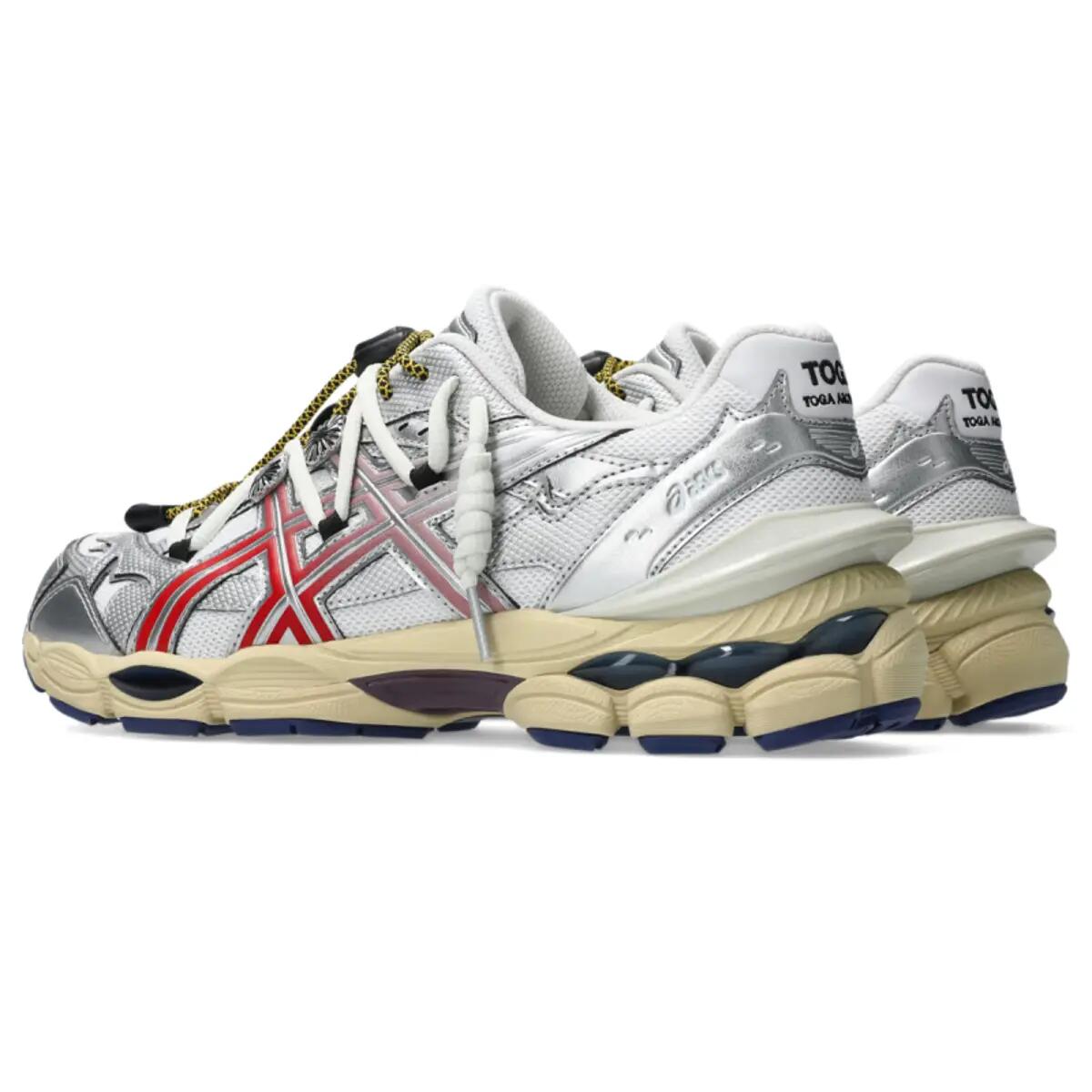 Asics Gel Cumulus 16 Toga White Red Pure Silver 5/6