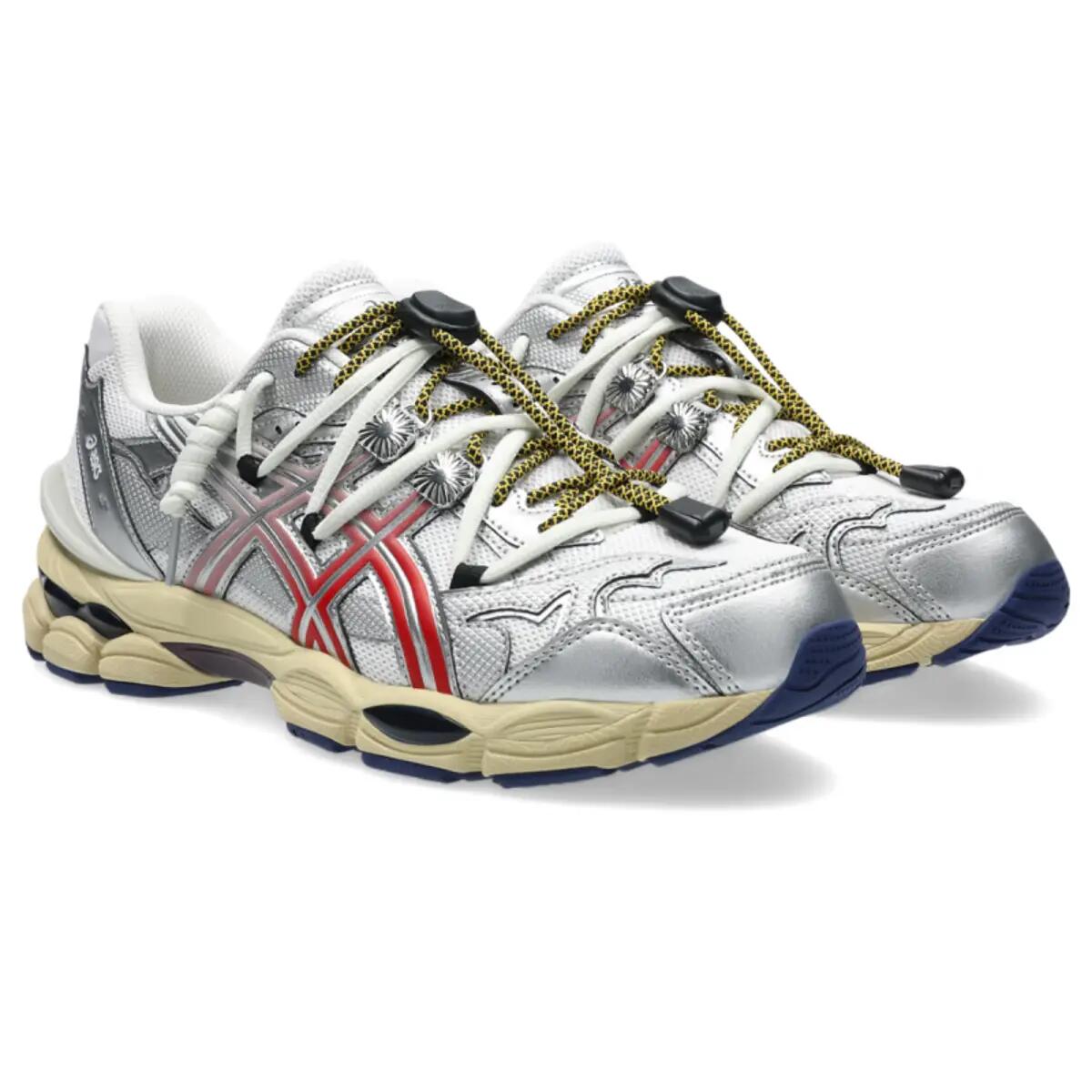 Asics Gel Cumulus 16 Toga White Red Pure Silver 4/6
