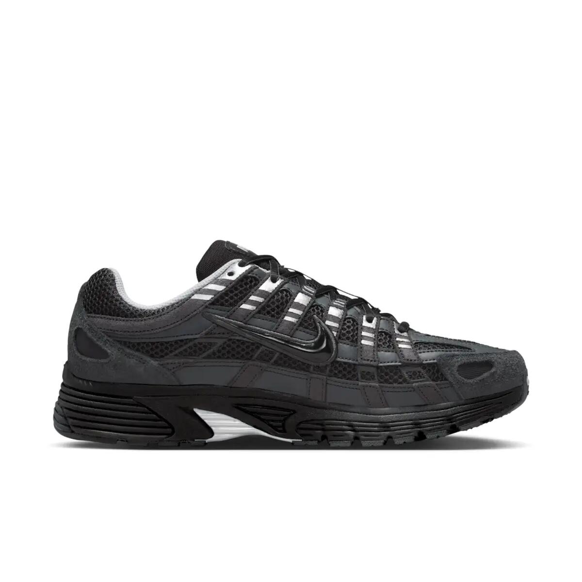 Nike P-6000 Suede Anthracite Metallic Silver 3/6