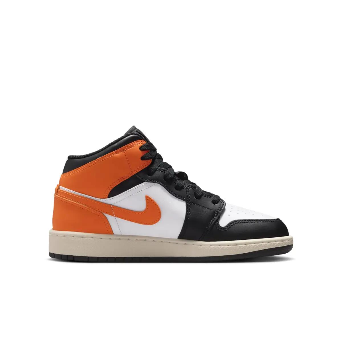 Jordan 1 Mid Black Toe Starfish (GS) 3/6