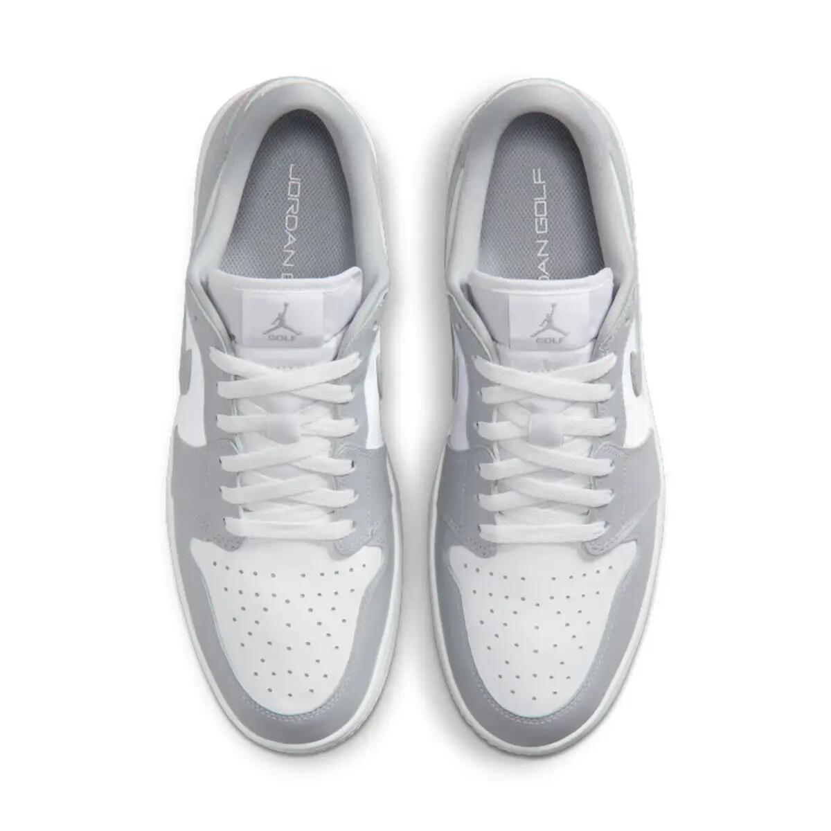 Jordan 1 Low Golf Spiked Wolf Grey White 5/6