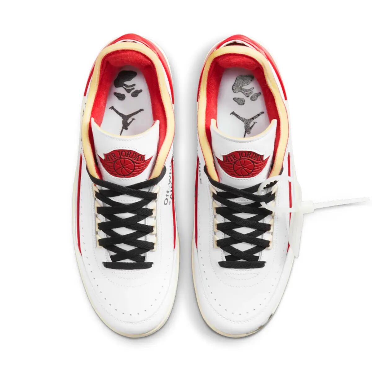Air Jordan 2 Retro Low SP Off White White Red 5/6