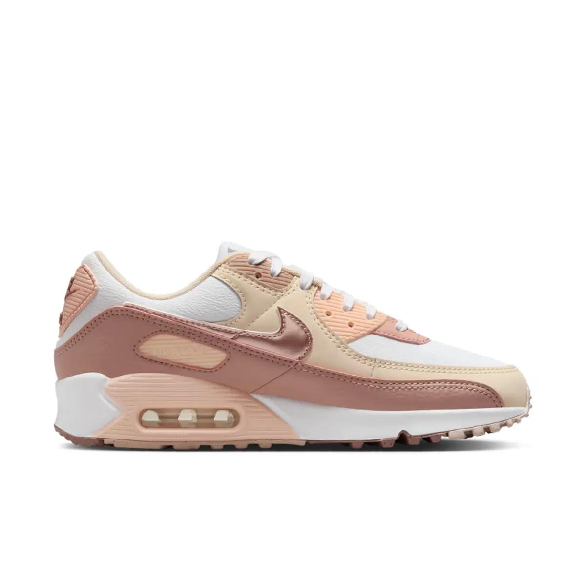 Nike Air Max 90 Next Nature Premium Washed Coral Particle Pink (Women's) 3/6