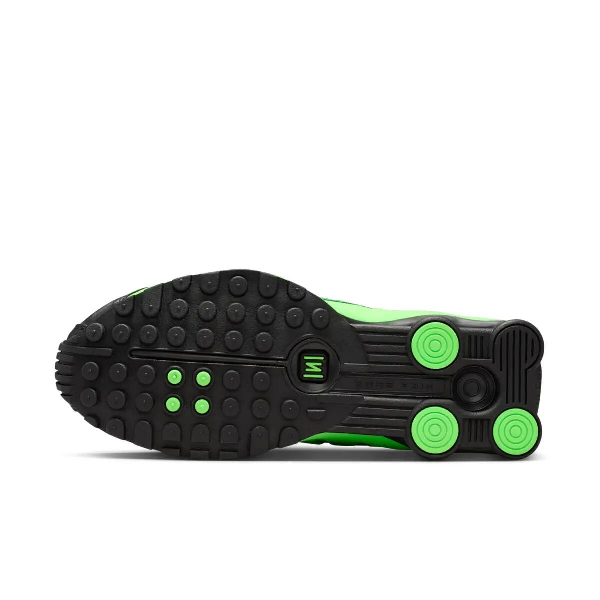 Nike Shox R4 Black Voltage Green 2/6