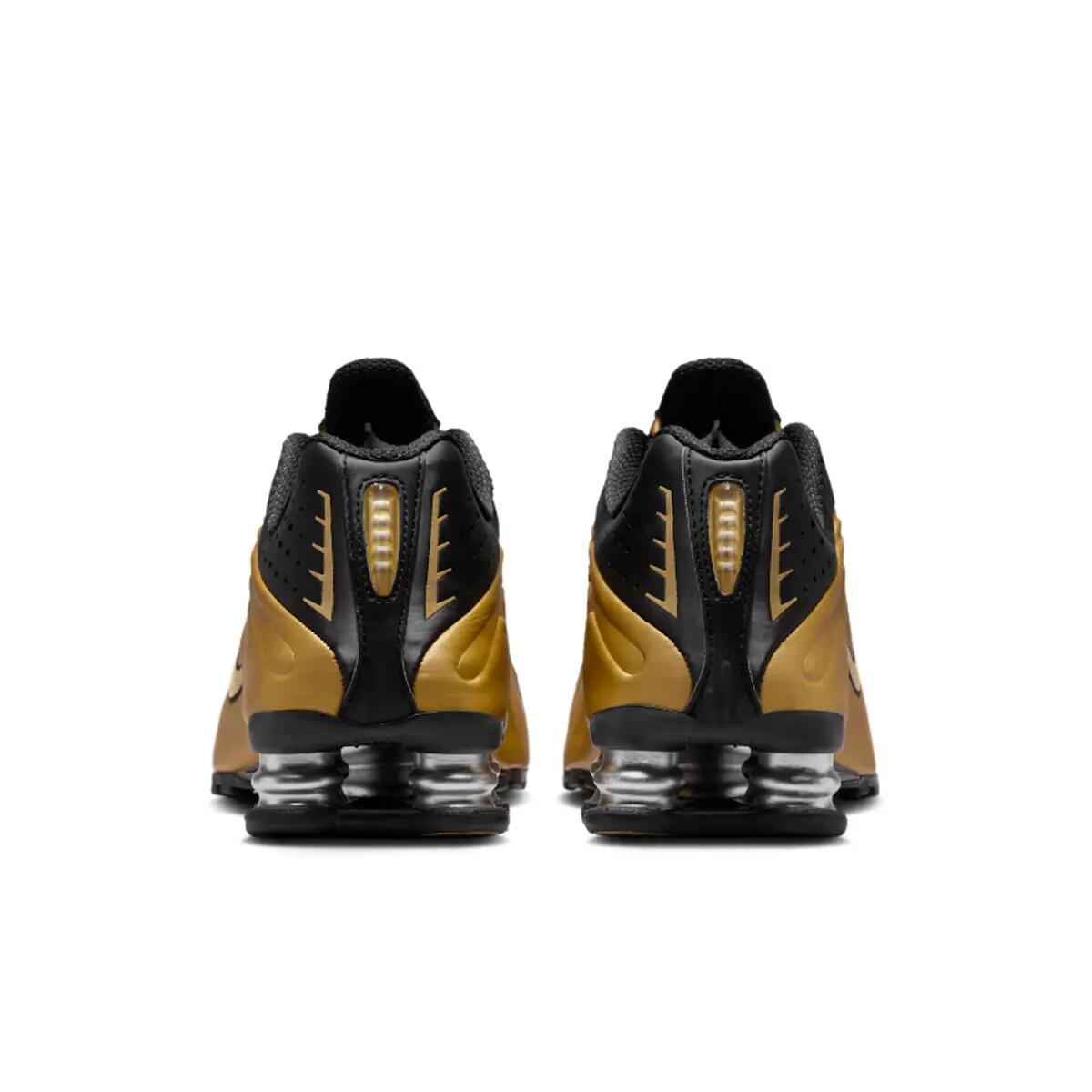 Nike Shox R4 Black Metallic Gold (Women's) 6/6