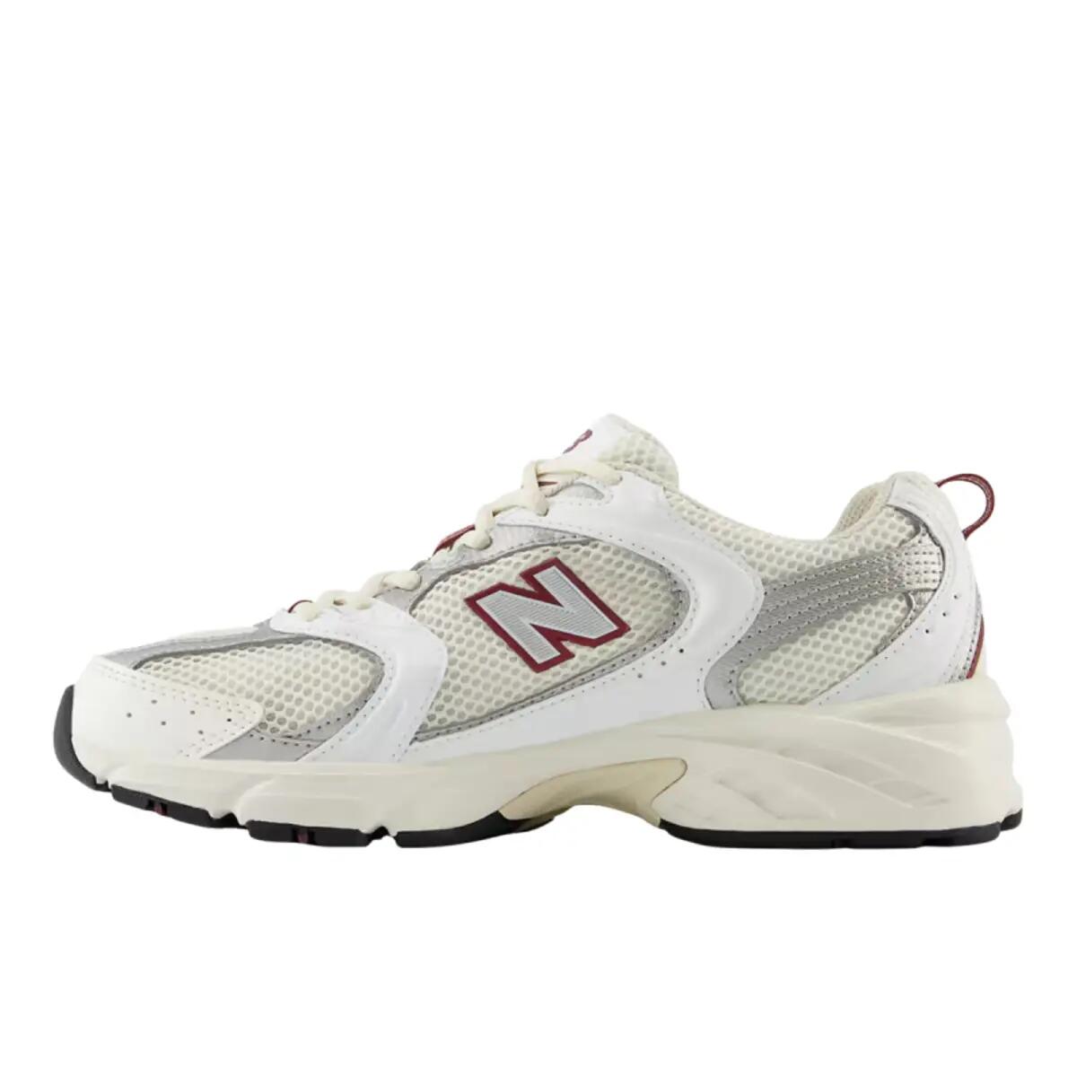 New Balance 530 Sea Salt Mercury Red 2/6