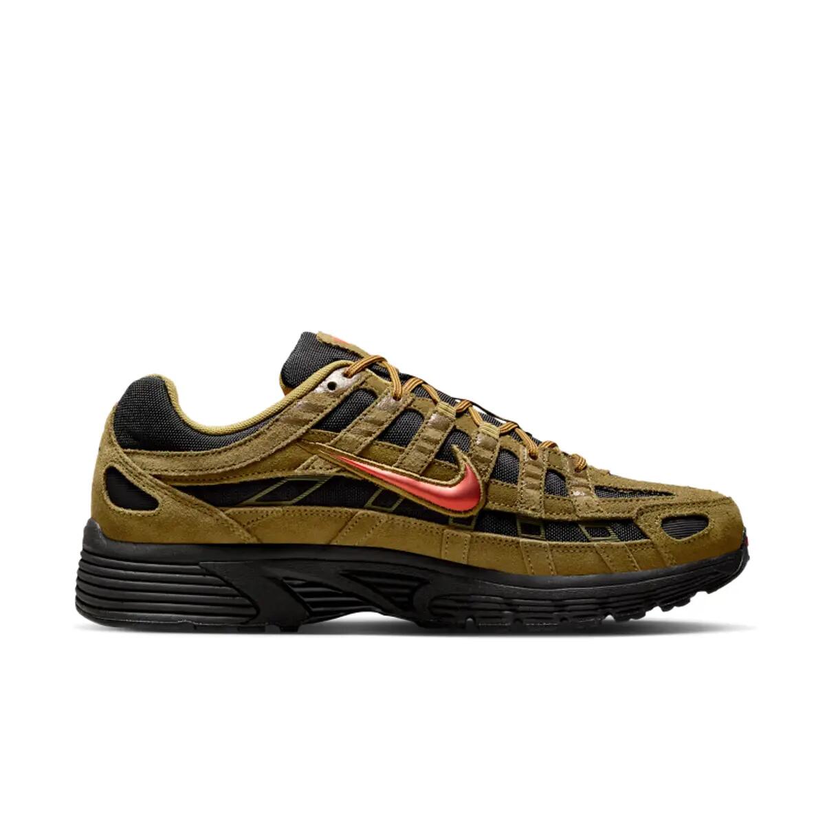 Nike P-6000 Premium Cordura Olive Flak Black Picante Red 3/6