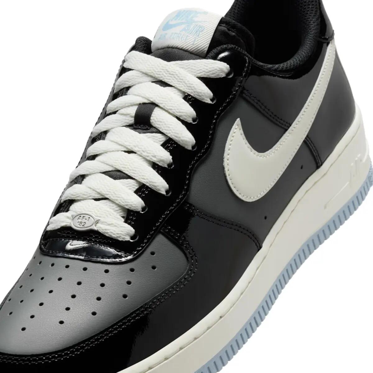 Nike Air Force 1 Low Black Iron Grey Patent 6/6