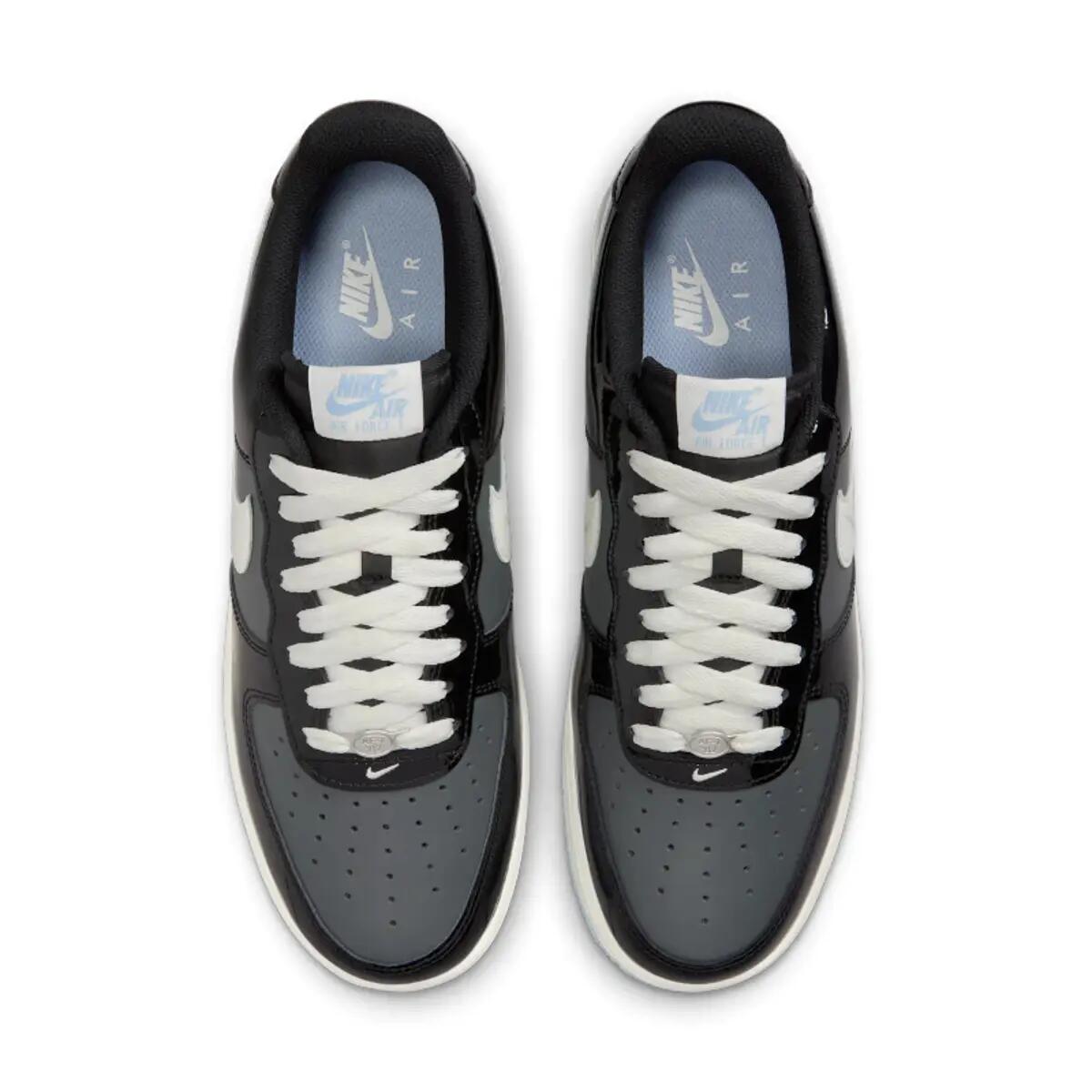 Nike Air Force 1 Low Black Iron Grey Patent 5/6