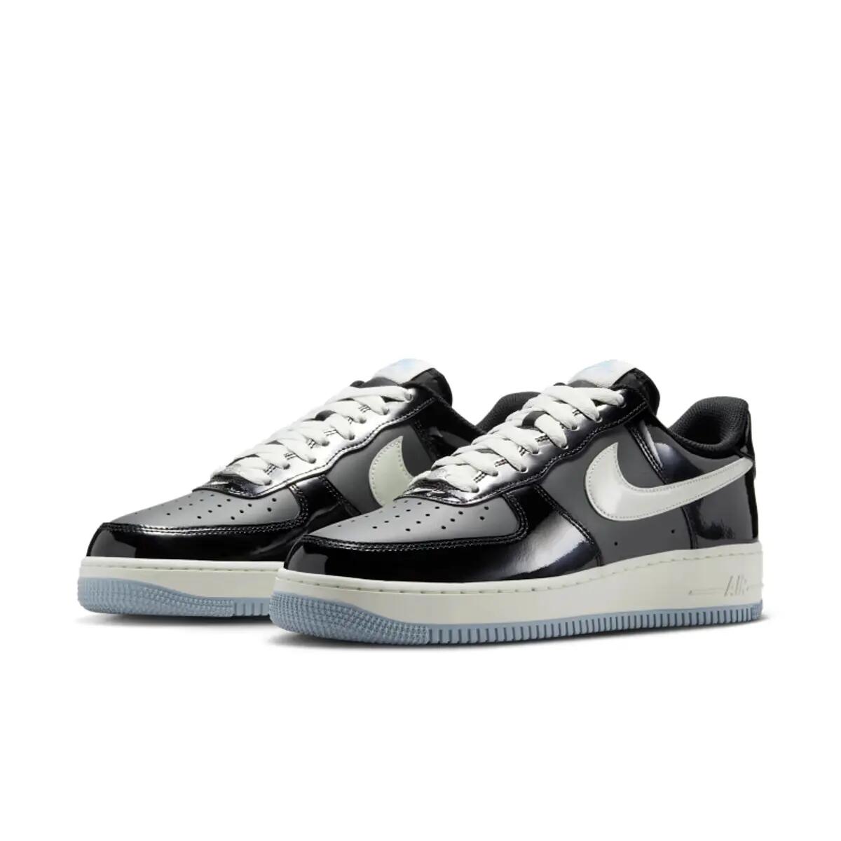 Nike Air Force 1 Low Black Iron Grey Patent 4/6