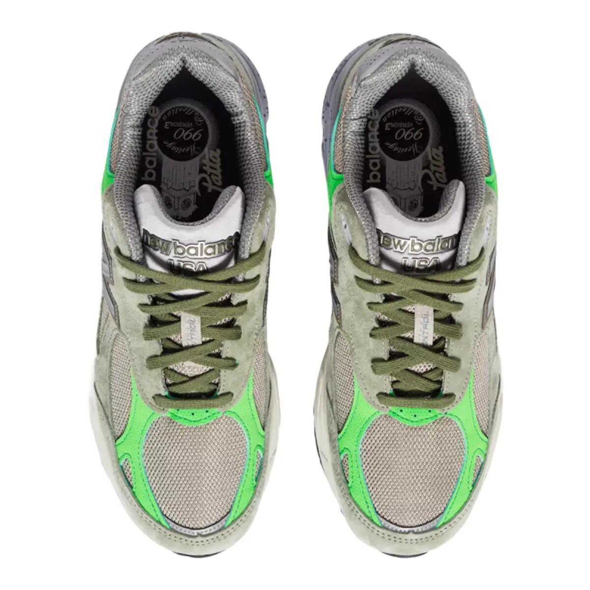 New Balance 990v3 MiUSA Patta Keep Your Family Close 2/6