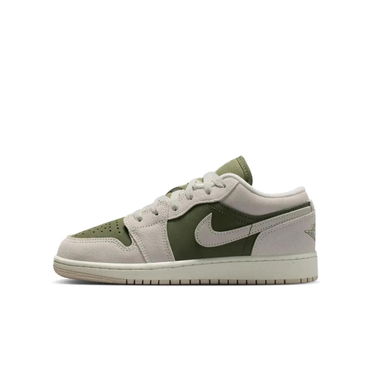 Jordan 1 Low SE Medium Olive Sail (GS) 2/6
