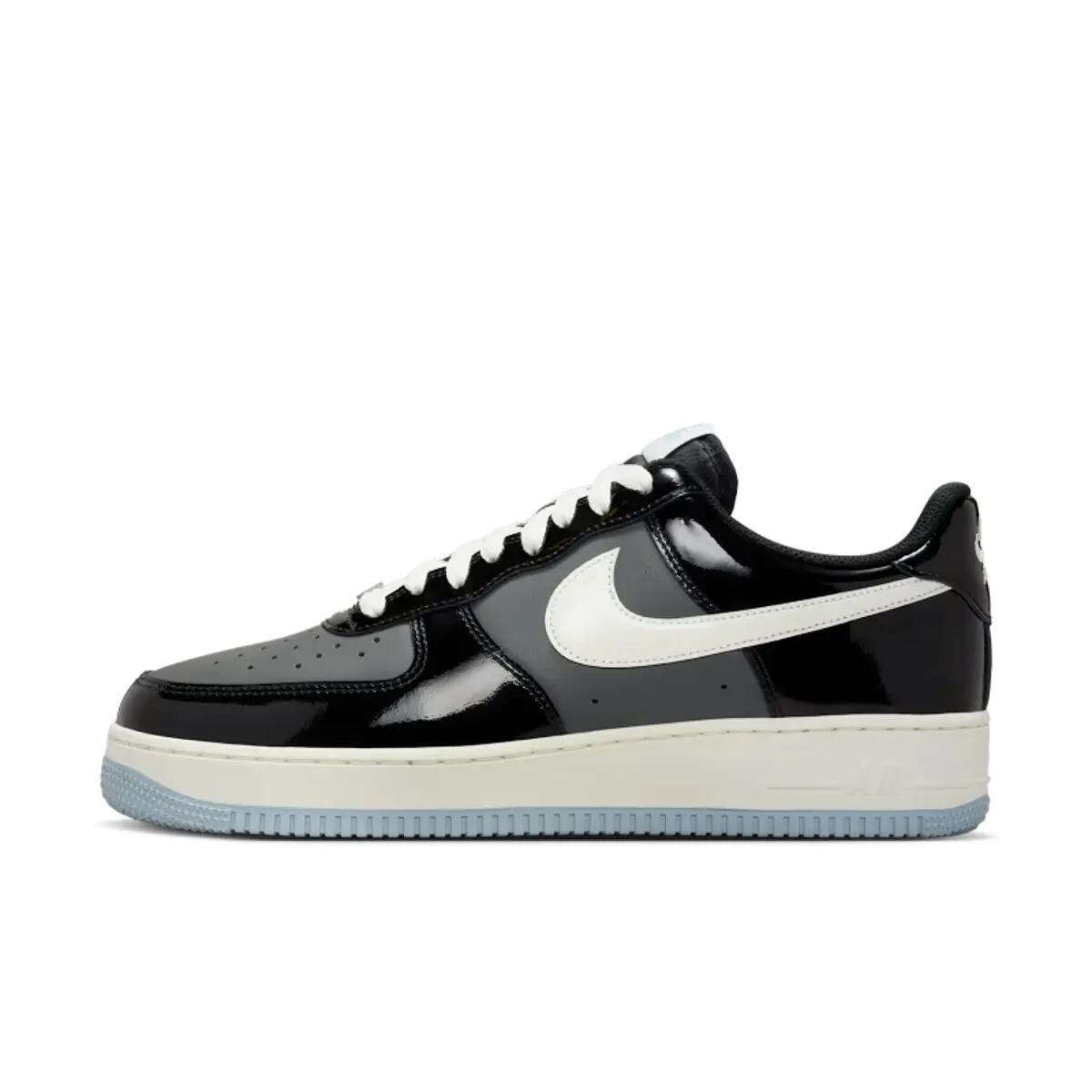 Nike Air Force 1 Low Black Iron Grey Patent 2/6