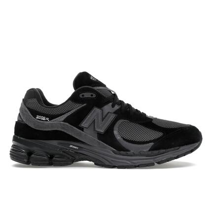 New Balance 2002r Black Black Dark Grey