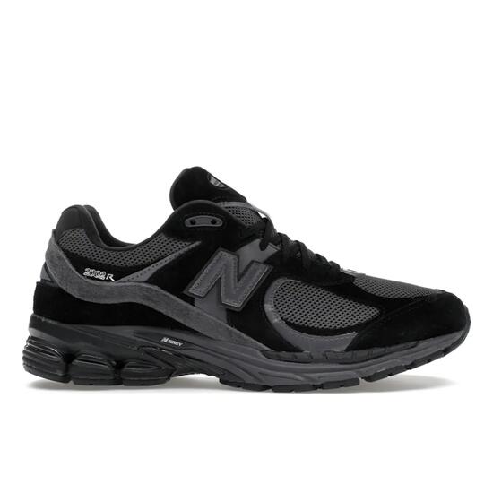New Balance 2002r Black Black Dark Grey