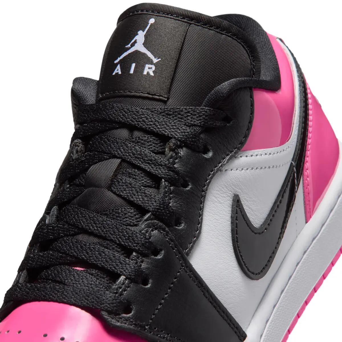 Jordan 1 Low SE Black Pinksicle Patent (Women's) 5/6