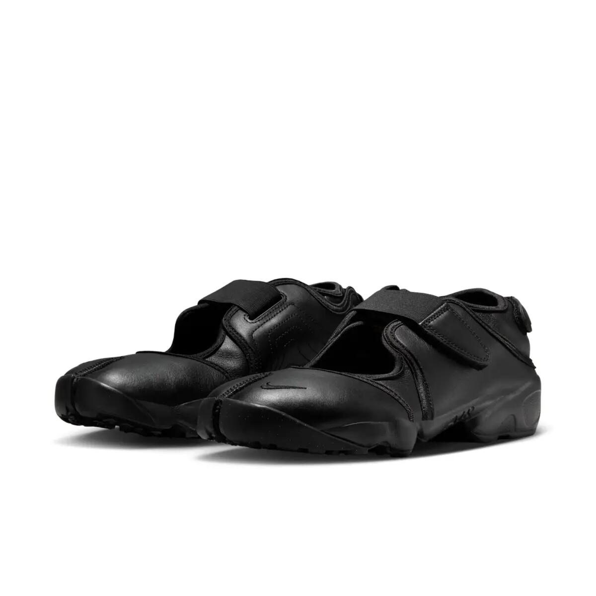 Nike Air Rift Leather Triple Black (Women's) 4/6