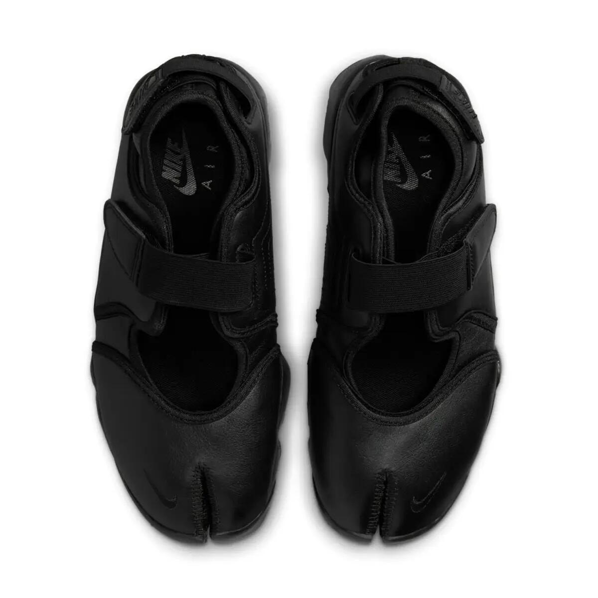 Nike Air Rift Leather Triple Black (Women's) 3/6