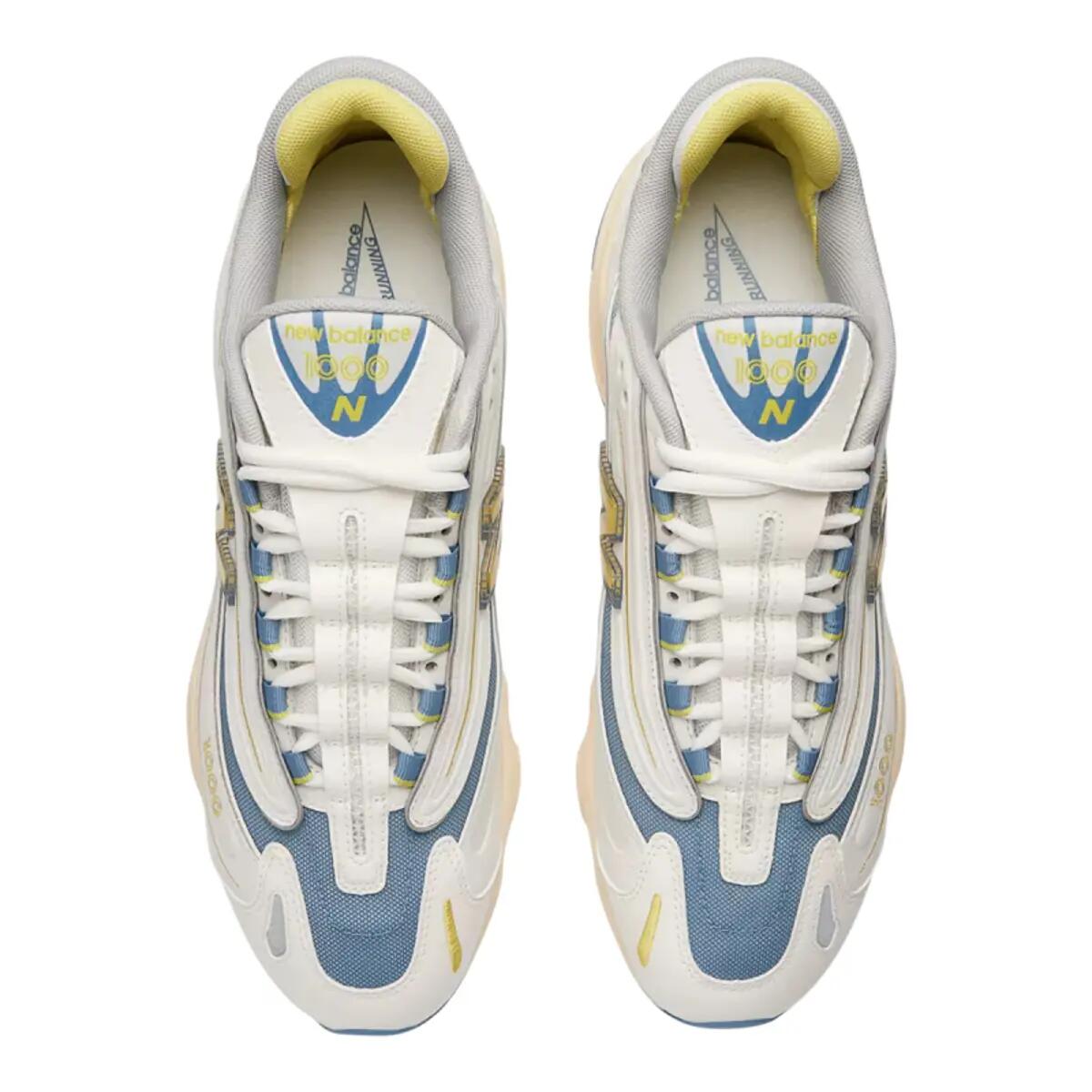 New Balance 1000 Sea Salt Heron Blue 3/5