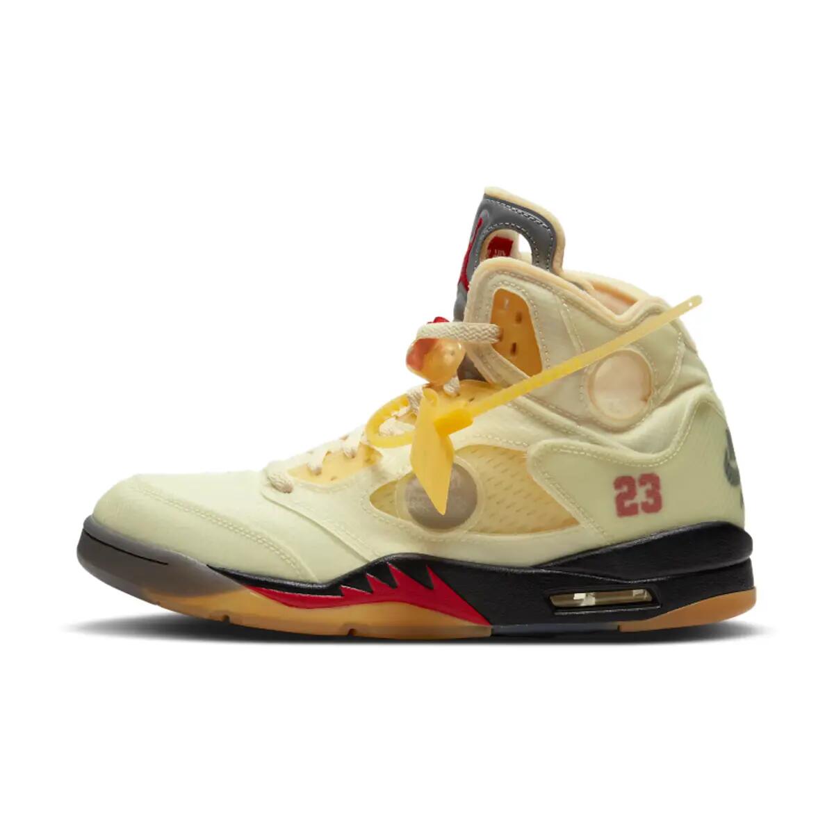 Air Jordan 5 Retro Off White Sail 3/6