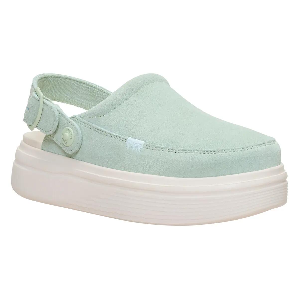 Zuecos - Mujer - Casual ultraligeros, hebilla ajustable - Verde 4/5