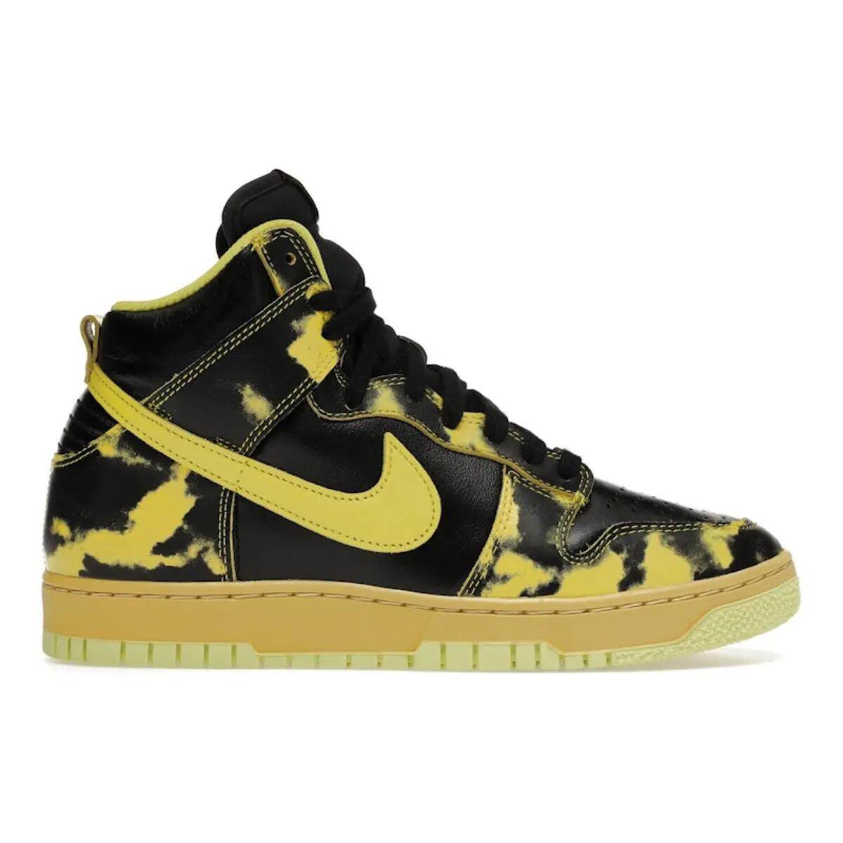 Nike Dunk High 1985 SP Yellow Acid Wash 1/6
