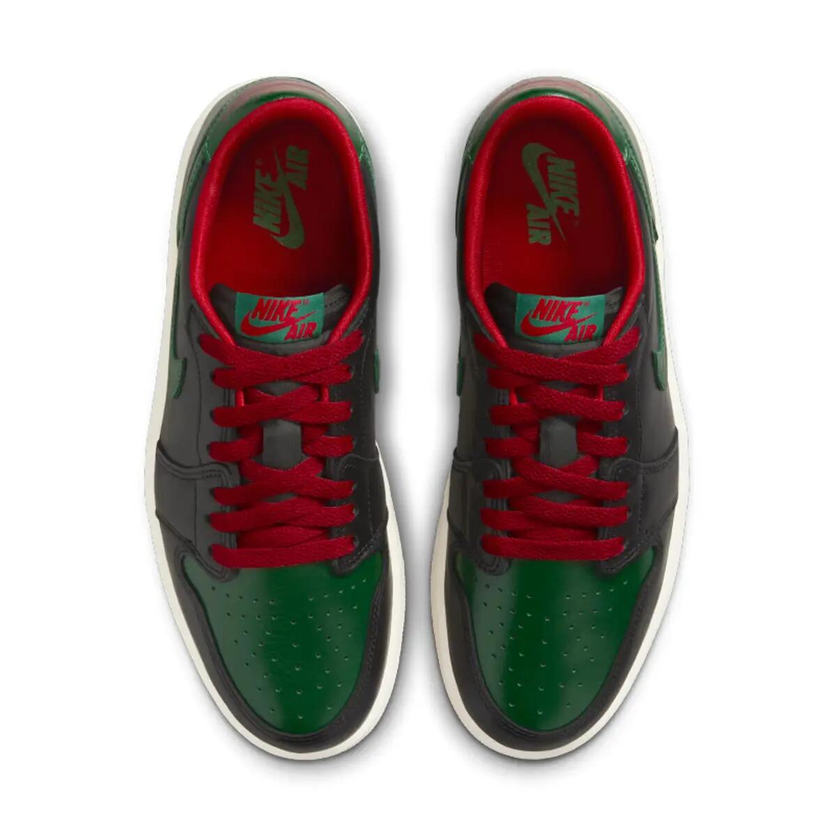 Air Jordan 1 Retro Low OG Gorge Green Varsity Red 5/6