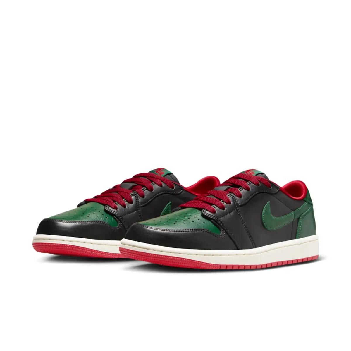 Air Jordan 1 Retro Low OG Gorge Green Varsity Red 4/6