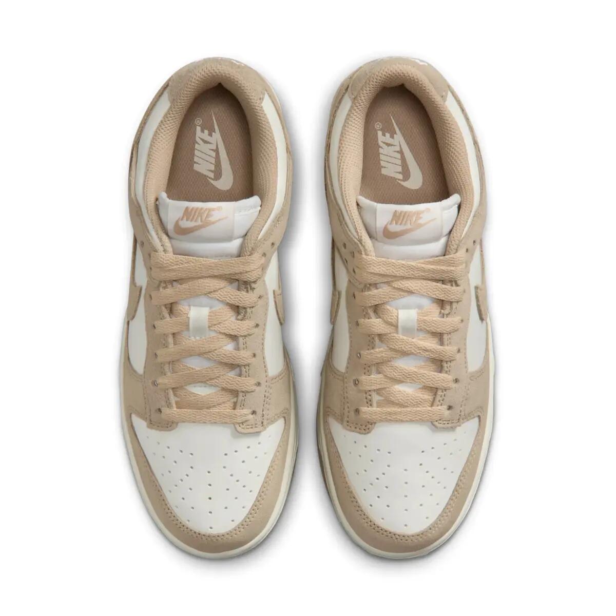 Nike Dunk Low Schuhe Beige/Weiß 3/6
