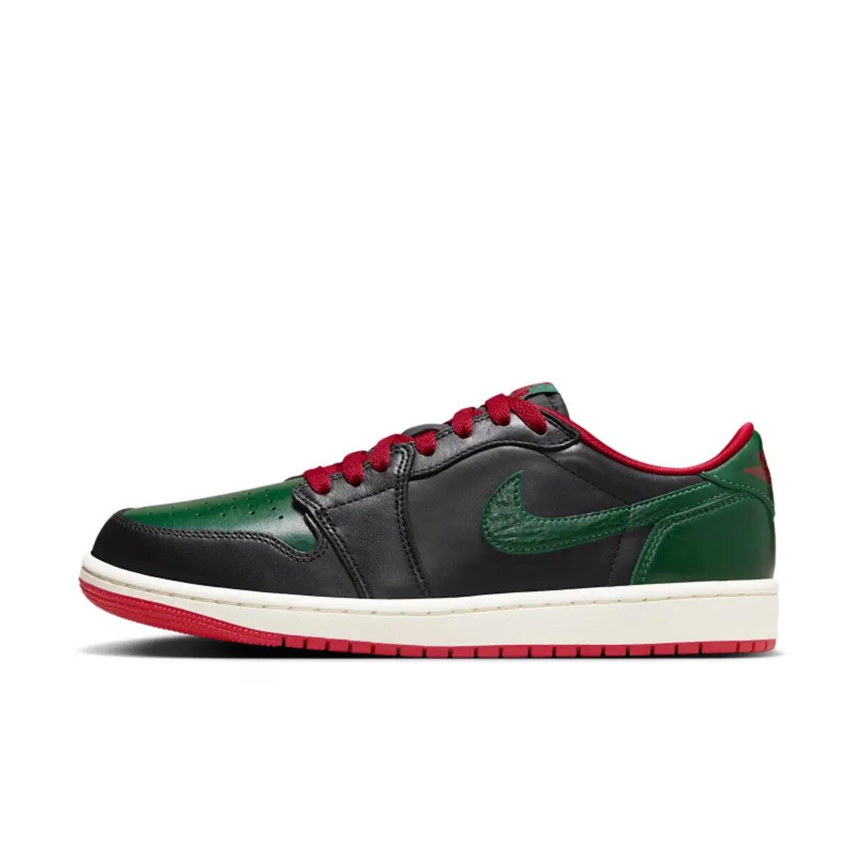 Air Jordan 1 Retro Low OG Gorge Green Varsity Red 2/6