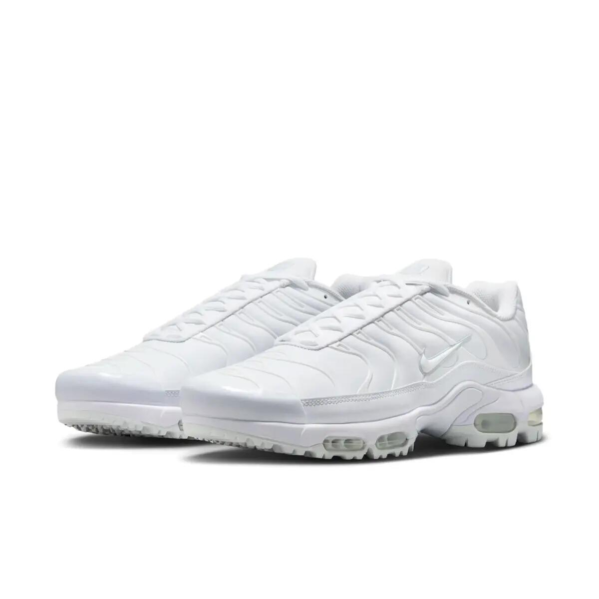 Nike Air Max Plus Golf Triple White 4/6