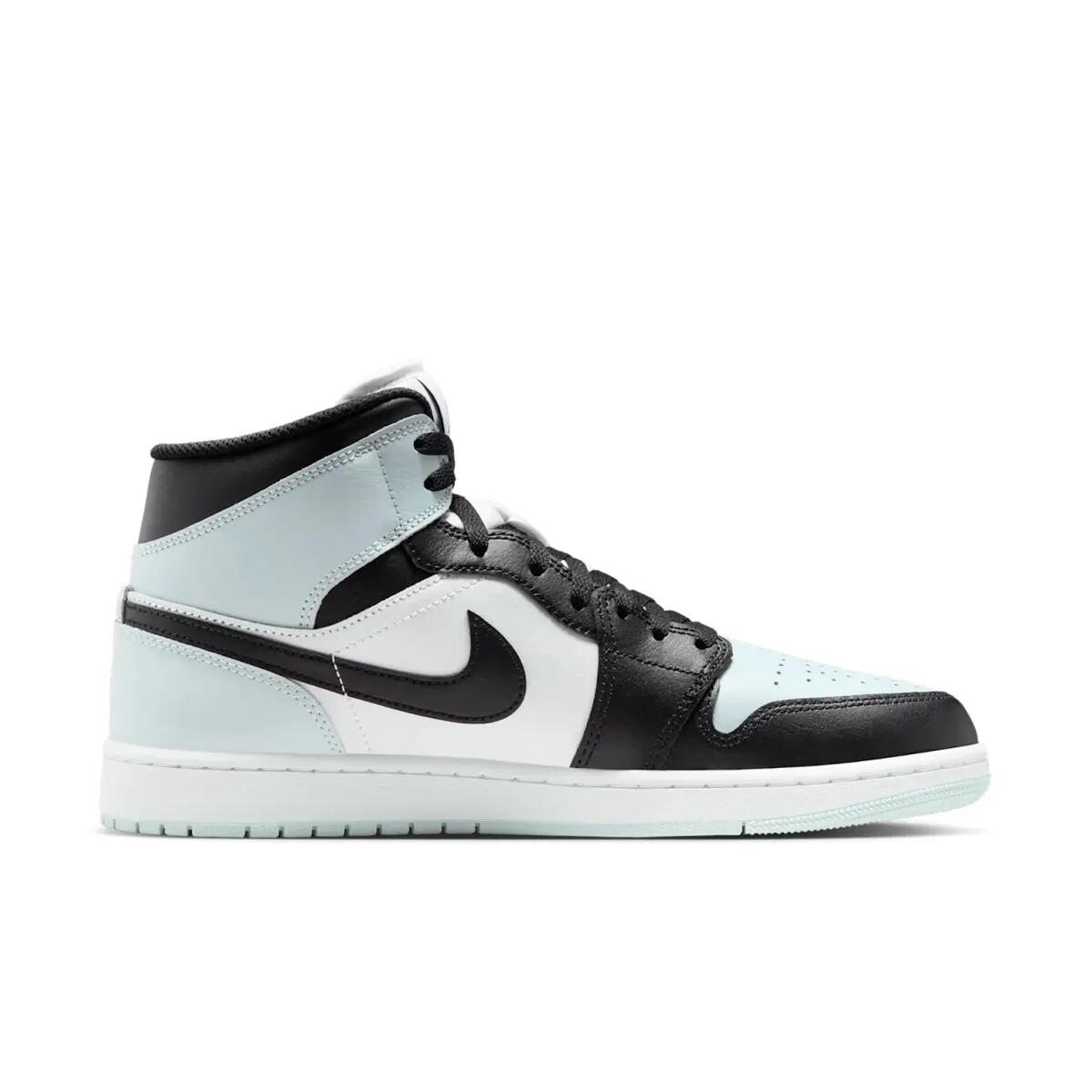 Jordan 1 Mid Black Aura Squadron Blue 5/6