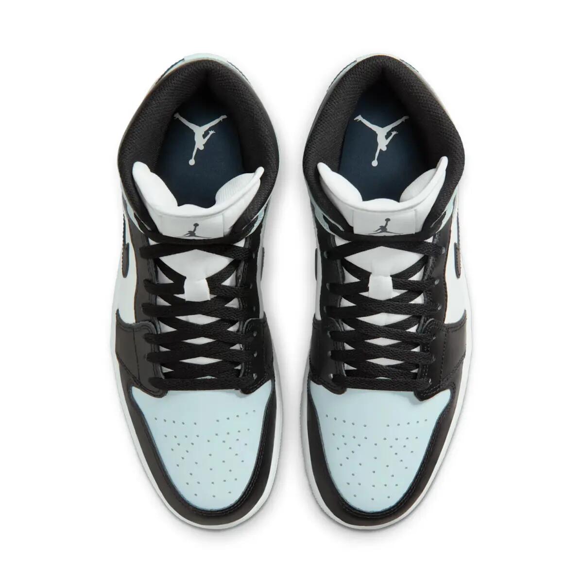 Jordan 1 Mid Black Aura Squadron Blue 2/6