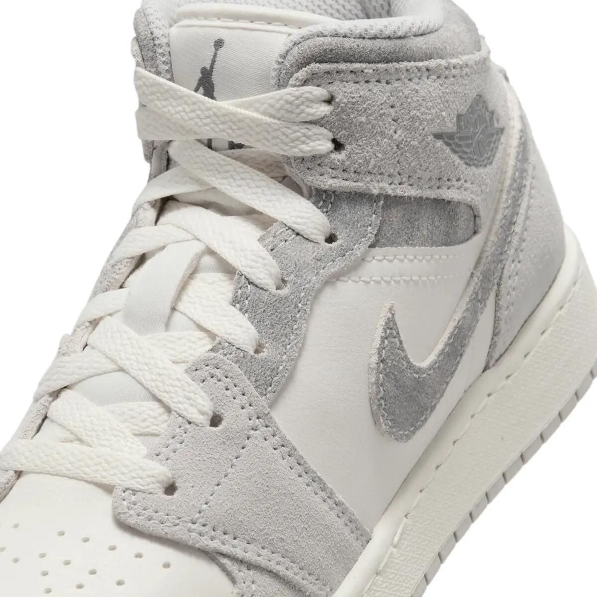 Jordan 1 Mid SE Neutral Grey Sail (GS) 5/6