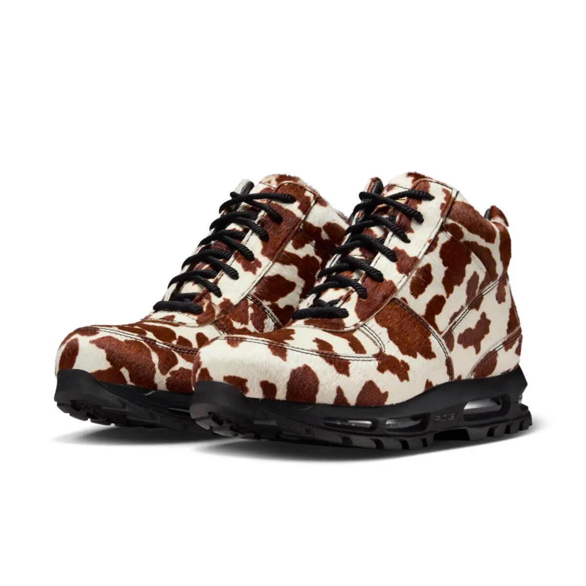 Nike Air Max Goadome Sail Cacao Wow Cow Print Pony Hair 4/6