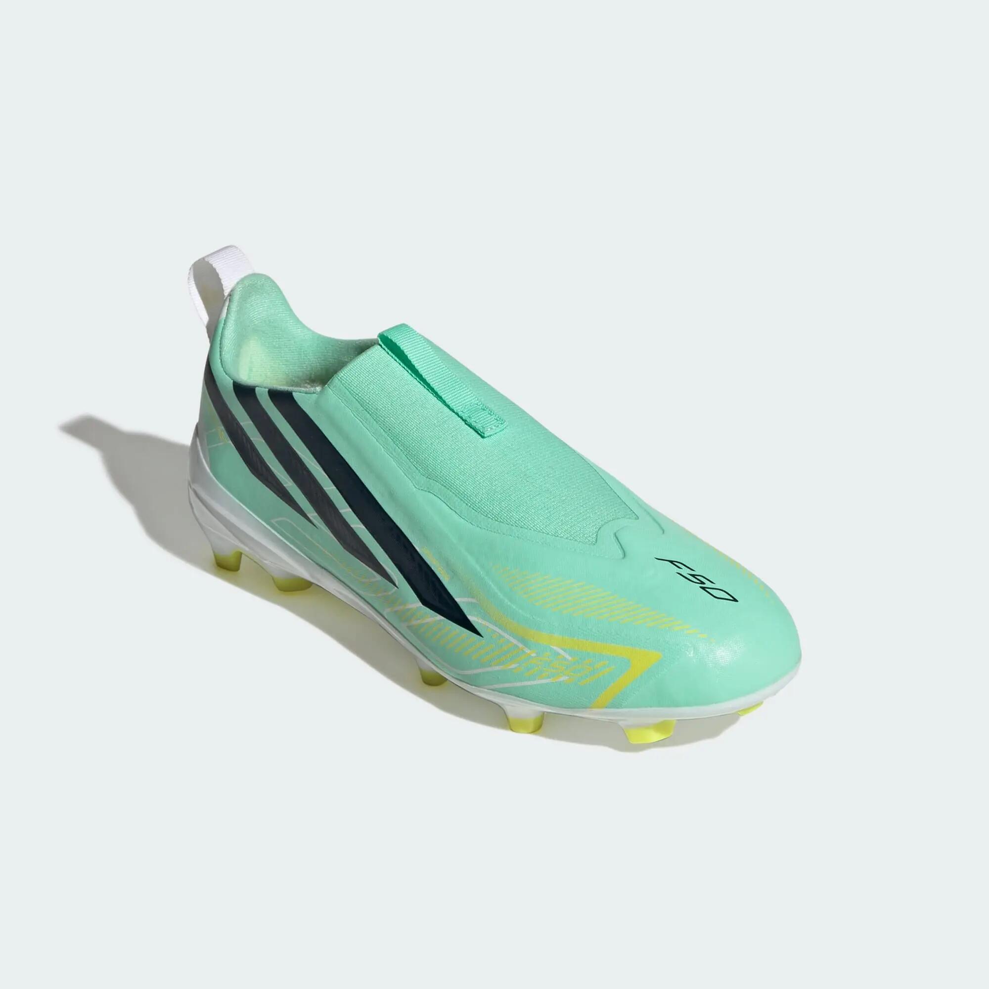 F50 Hyperfast League Laceless Firm Ground Voetbalschoenen Kids 4/8