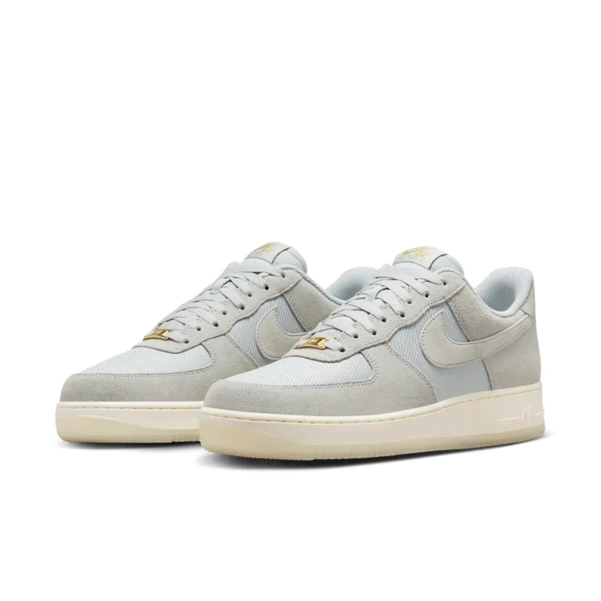 Nike Air Force 1 Low '07 LV8 Light Smoke Grey Metallic Gold Pale Ivory 6/6