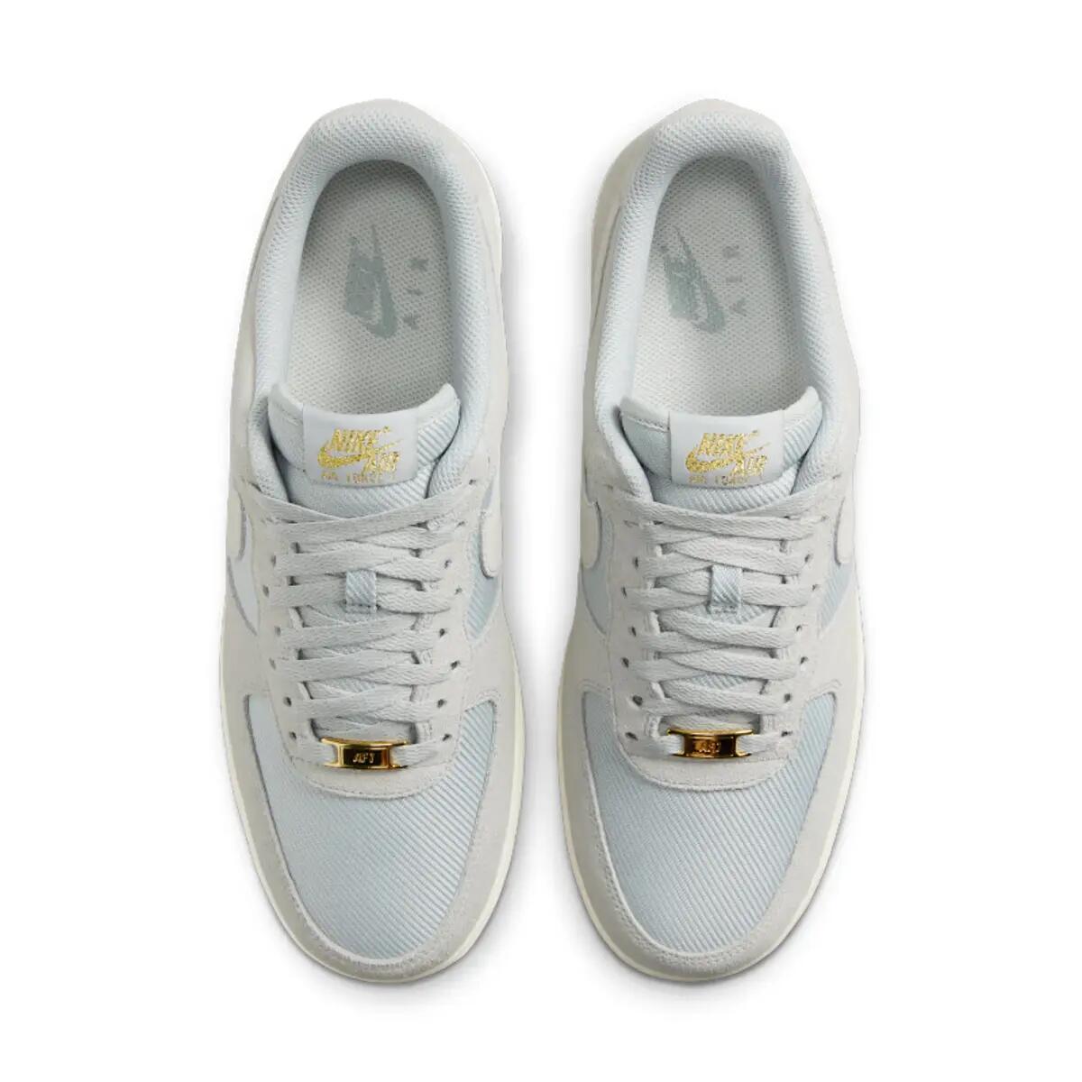 Nike Air Force 1 Low '07 LV8 Light Smoke Grey Metallic Gold Pale Ivory 5/6