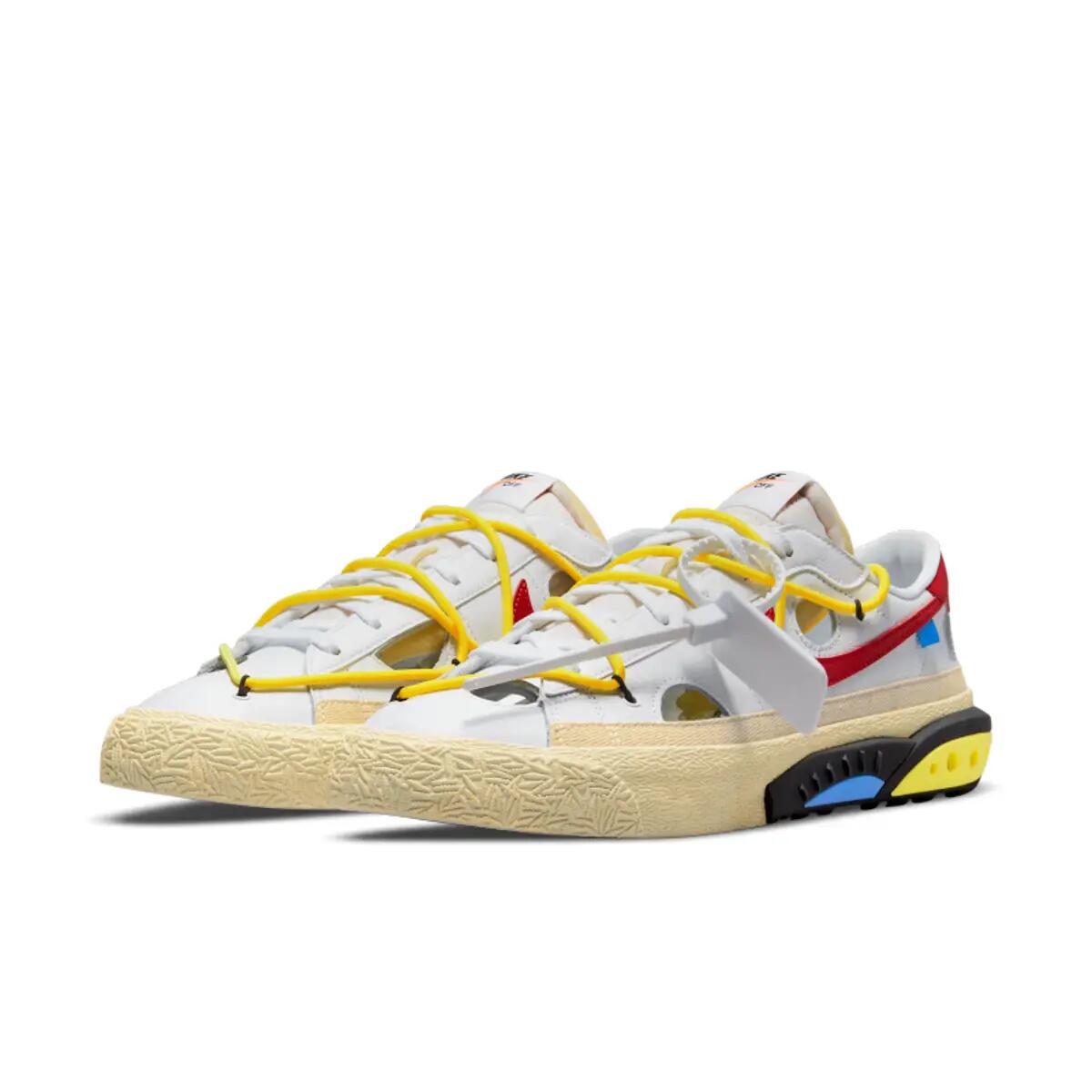 Nike Blazer Low Off White University Red 4/6