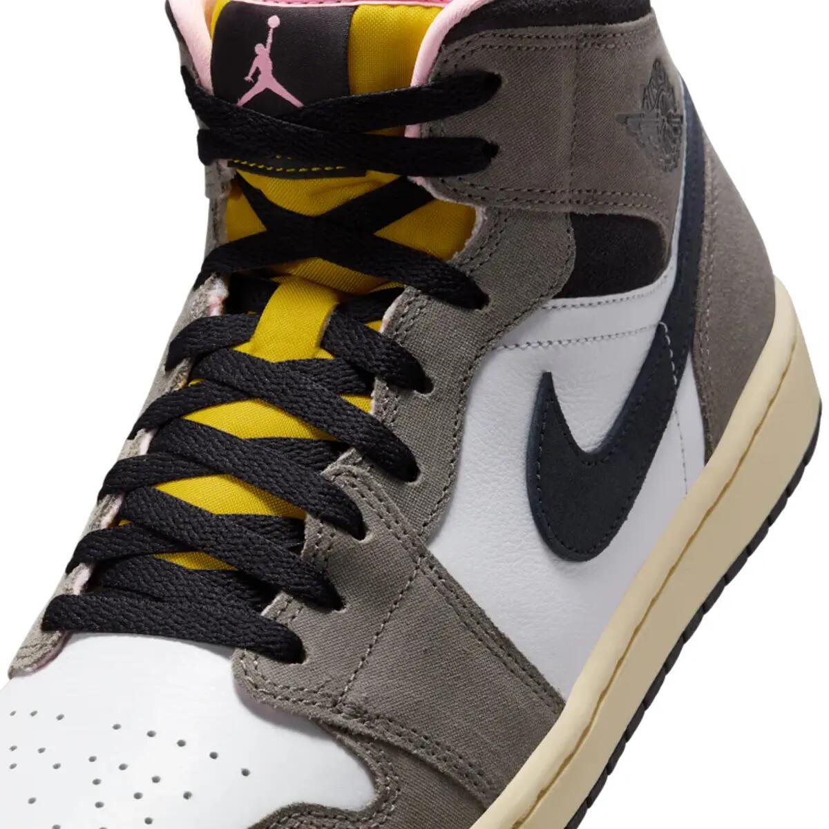 Air Jordan 1 Mid SE White Cave Stone 6/6
