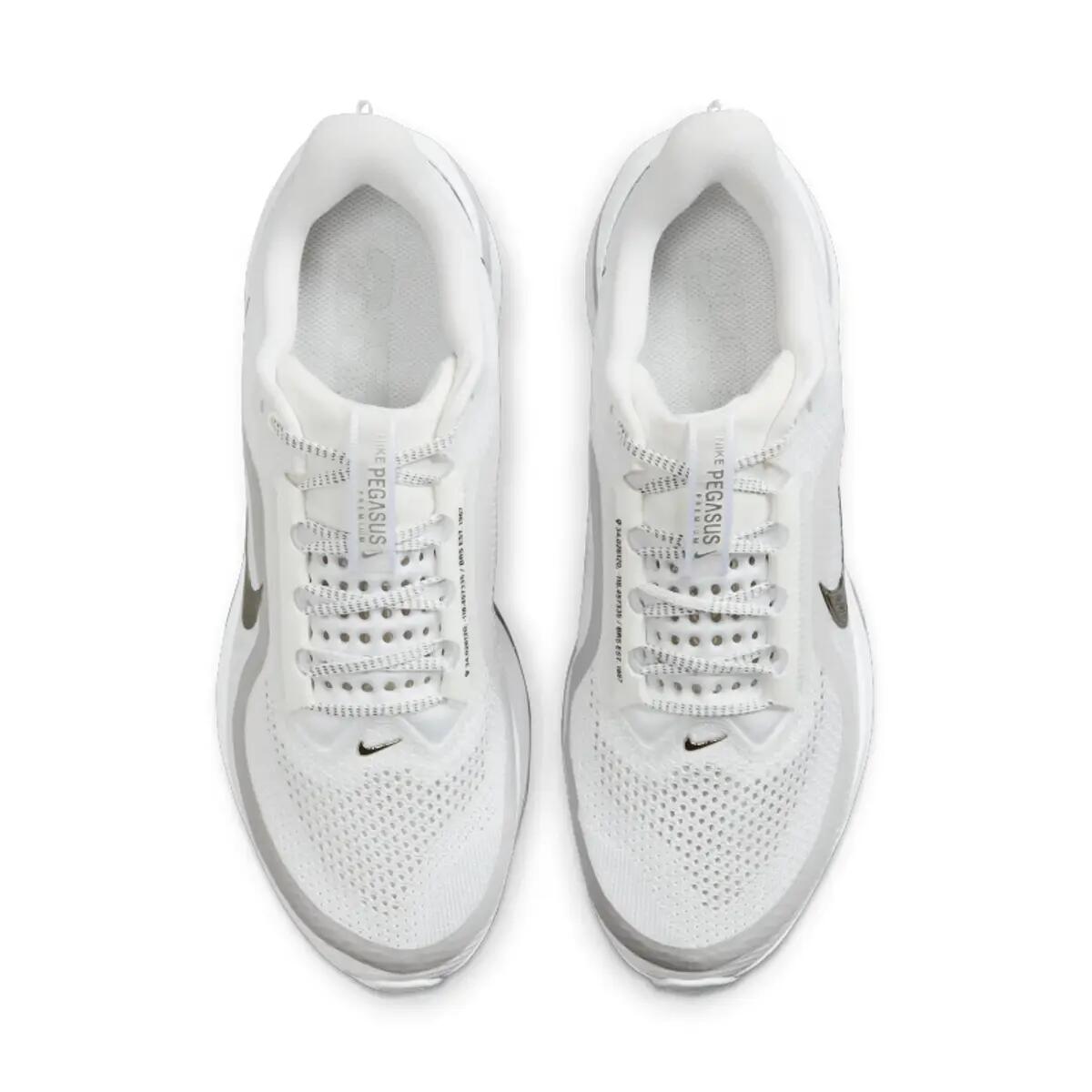 Nike Air Zoom Pegasus Premium White Metallic Silver 5/6